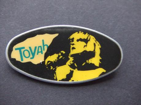 Toyah Willcox punkrockband zwart geel emaille